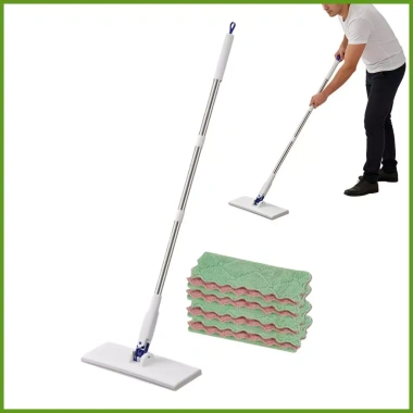 Kẹp Cây Lau Nhà Greiwe2vn Tái Sử Dụng Khô & Ướt, Chà Bụi, Lau Phẳng Bếp, Phòng Tắm – 279.720₫