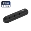 Kẹp cố định dây cáp TOPK 3-5-7, đương kính 5mm, đế dán silicon - Giá 12.000đ 9