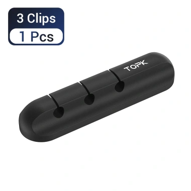 Kẹp cố định dây cáp TOPK 3-5-7, đương kính 5mm, đế dán silicon - Giá 12.000đ 9 Kẹp cố định dây cáp TOPK 3-5-7, đương kính 5mm, đế dán silicon - Giá 12.000đ 9