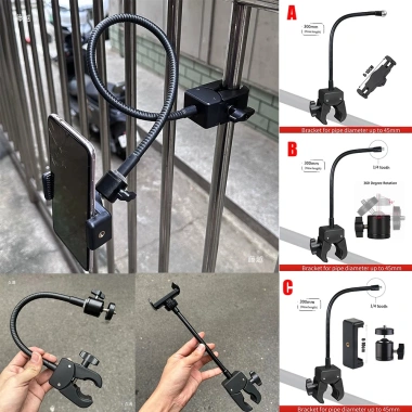Kẹp Cua Dày 30cm Giữ Điện Thoại Di Động - Ống Ngỗng Chân Máy, Phụ Kiện Bảo Vệ, Giá 185.246₫ 3