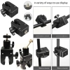 Kẹp Cua Dày Đa Năng Xoay Camera Trực Tiếp – Chân Máy Tính, Kẹp Điện Thoại & Máy Tính Bảng, Ống Tròn & Vuông 3