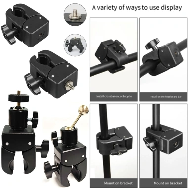 Kẹp Cua Dày Đa Năng Xoay Camera Trực Tiếp – Chân Máy Tính, Kẹp Điện Thoại & Máy Tính Bảng, Ống Tròn & Vuông 3 Kẹp Cua Dày Đa Năng Xoay Camera Trực Tiếp – Chân Máy Tính, Kẹp Điện Thoại & Máy Tính Bảng, Ống Tròn & Vuông 3