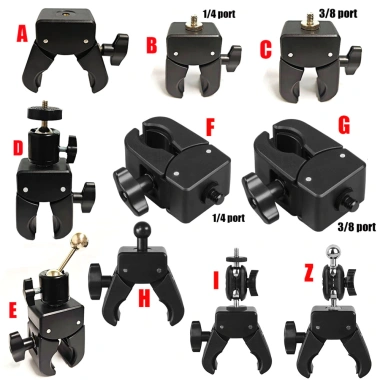 Kẹp Cua Dày Đa Năng Xoay Camera Trực Tiếp – Chân Máy Tính, Kẹp Điện Thoại & Máy Tính Bảng, Ống Tròn & Vuông