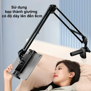 Kẹp Đa Năng cho Điện Thoại, iPad, Tablet 11-14 inch - Xem Phim, Chuyển Thành Bàn, Ghế, Giường - Giá 105.000 VND