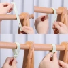 Kẹp đa năng quần áo và cáp - Dây buộc móc treo chống gió, điều chỉnh độ dài, PP bền (3/5/10 cái) 7