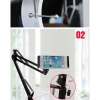 Kẹp đầu giường đa năng xoay 360 cho iPad và điện thoại - Giá ưu đãi 112.700 VND 2