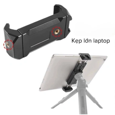 Kẹp Đầu Ốc 1/4 cho Điện Thoại & Máy Tính Bảng - Gắn nhanh trên Chân Đèn, Máy Ảnh, Giá 35.000đ