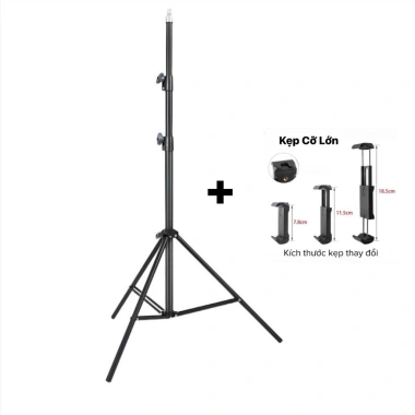 Kẹp Đầu Ốc 1/4 cho Điện Thoại & Máy Tính Bảng - Gắn nhanh trên Chân Đèn, Máy Ảnh, Giá 35.000đ