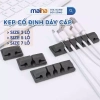 Kẹp Dây Cáp Điện Dán Tường Siêu Dính - Giữ Cố Định Đầu Sạc, Chống Rối Cho Điện Thoại, Laptop, Tai Nghe - Giá 15.000đ