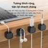 Kẹp Dây Điện CHOME - Khoá Treo Dây Sạc Đỉnh, Dán Tường Cố Định, Bảo Vệ & Quản Lý Cáp, Giá 20.000₫ Giảm từ 25.000₫ 9
