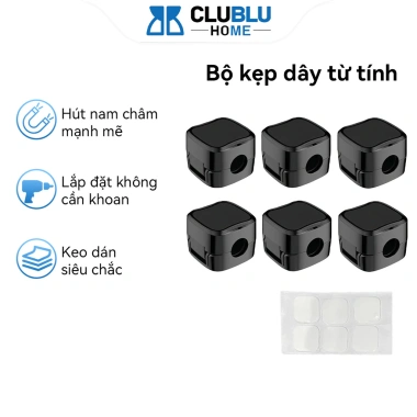 Kẹp Dây Điện CHOME - Khoá Treo Dây Sạc Đỉnh, Dán Tường Cố Định, Bảo Vệ & Quản Lý Cáp, Giá 20.000₫ Giảm từ 25.000₫