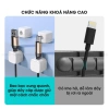 Kẹp Dây Điện Micofi - Khoá Treo Dây Sạc Tường, Cố Định Giữ Gọn Gàng, Bảo Vệ Cáp 2