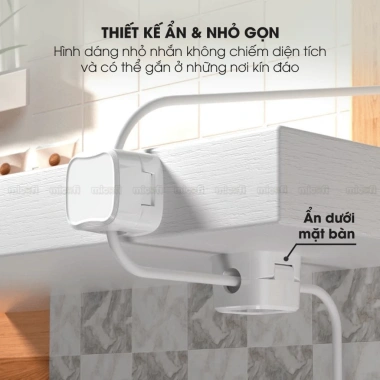 Kẹp Dây Điện Micofi - Khoá Treo Dây Sạc Tường, Cố Định Giữ Gọn Gàng, Bảo Vệ Cáp