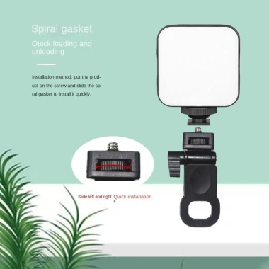Kẹp đèn Mini BLACKON Giá đỡ flash 1/4 gắn vít cho điện thoại và máy ảnh, video 4