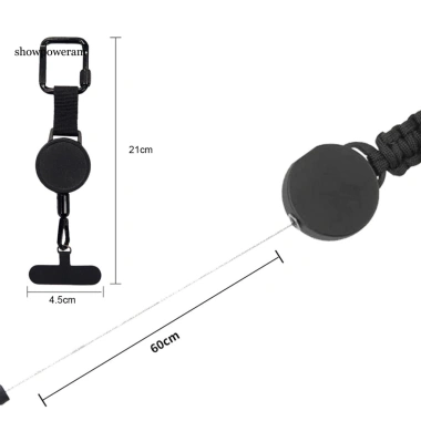 Kẹp điện thoại an toàn SPM - Giá đỡ thu gọn, dây buộc chống trộm, du lịch