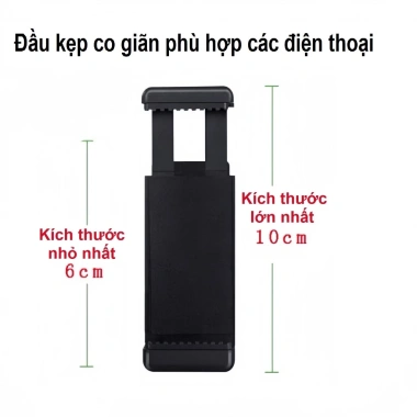 Kẹp điện thoại CITYCASE xoay 360 độ đa hướng, điều chỉnh ngang dọc, giá ưu đãi 12.750 VND 6