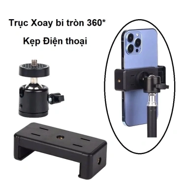 Kẹp điện thoại CITYCASE xoay 360 độ đa hướng, điều chỉnh ngang dọc, giá ưu đãi 12.750 VND 8