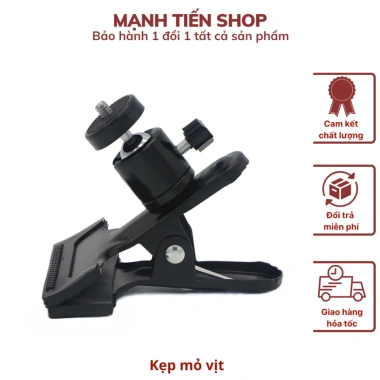 Kẹp điện thoại đa năng quay video gắn vào thân giá đỡ hoặc GITA - Giá 30.000₫