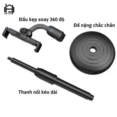 Kẹp điện thoại để bàn HSON - Giá đỡ livestream, chụp ảnh, xem phim, chỉ 29.000đ 7 Kẹp điện thoại để bàn HSON - Giá đỡ livestream, chụp ảnh, xem phim, chỉ 29.000đ 7