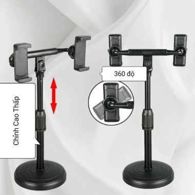 Kẹp điện thoại để bàn HSON - Giá đỡ livestream, chụp ảnh, xem phim, chỉ 29.000đ 9 Kẹp điện thoại để bàn HSON - Giá đỡ livestream, chụp ảnh, xem phim, chỉ 29.000đ 9
