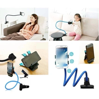 Kẹp Điện Thoại Đuôi Khỉ Siêu Bền Đa Năng Học Online - Nhựa Màu Ngẫu Nhiên