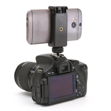 Kẹp điện thoại gắn chân hot shoe flash máy ảnh, giá chỉ 84.817₫ từ 110.262₫ 4 Kẹp điện thoại gắn chân hot shoe flash máy ảnh, giá chỉ 84.817₫ từ 110.262₫ 4