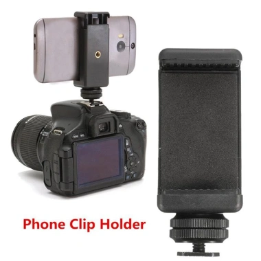 Kẹp điện thoại gắn chân hot shoe flash máy ảnh, giá chỉ 84.817₫ từ 110.262₫