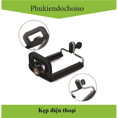 Kẹp điện thoại gắn gậy Tripod đa năng, ổn định, giá chỉ 25.555₫ Siêu tiết kiệm
