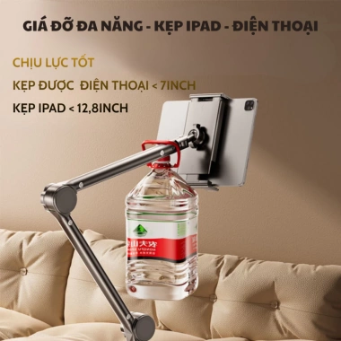 Kẹp điện thoại, giá đỡ iPad, máy tính bảng xoay 360 - Gắn bàn, xem phim, livestream, học online, 75k 3 Kẹp điện thoại, giá đỡ iPad, máy tính bảng xoay 360 - Gắn bàn, xem phim, livestream, học online, 75k 3