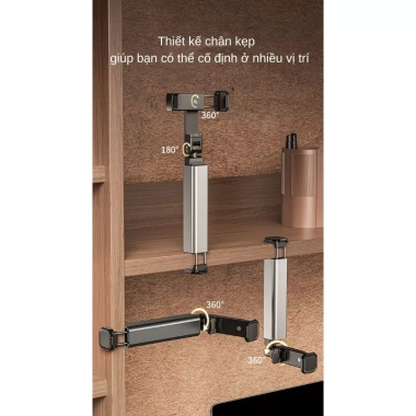 Kẹp Điện Thoại Hợp Kim Nhôm Mini Giá Đỡ Du Lịch Gấp Gọn - Siêu Nhẹ, Giá Tốt 120k 4