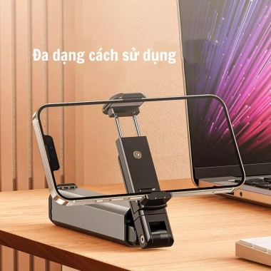 Kẹp Điện Thoại Hợp Kim Nhôm Mini Giá Đỡ Du Lịch Gấp Gọn - Siêu Nhẹ, Giá Tốt 120k 7