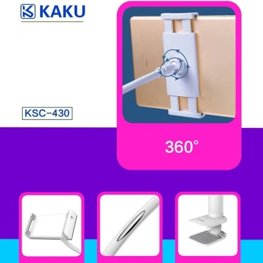 Kẹp điện thoại KAKU 335/430 chính hãng - Đa năng dùng trên đầu giường, bàn, giá ưu đãi 75.240 VND 9