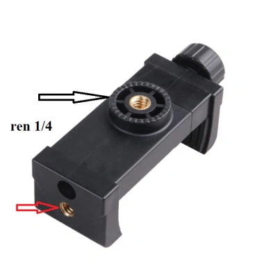 Kẹp điện thoại lỗ ren 1/4, kẹp lò xo và vặn vít, giá chỉ 35.000đ, chất lượng cao