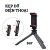 Kẹp điện thoại ST-06S xoay 360 độ linh hoạt, 2 đầu ngàm gắn máy ảnh - Quay video, chụp ảnh, giá chỉ 119.000 VND