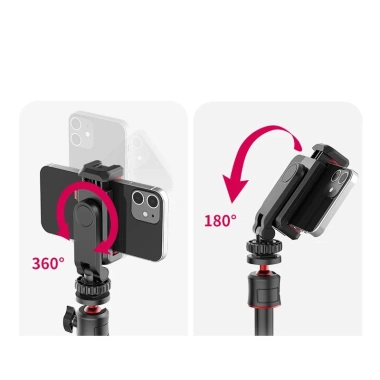 Kẹp điện thoại ST-06S xoay 360 độ linh hoạt, 2 đầu ngàm gắn máy ảnh - Quay video, chụp ảnh, giá chỉ 119.000 VND 4 Kẹp điện thoại ST-06S xoay 360 độ linh hoạt, 2 đầu ngàm gắn máy ảnh - Quay video, chụp ảnh, giá chỉ 119.000 VND 4