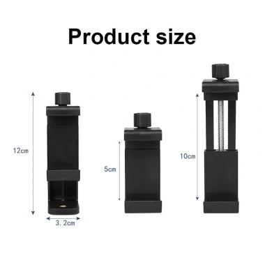 Kẹp điện thoại xoay 360 cho Tripod livestream - Giá chỉ 15.000 VND, giảm từ 18.300 VND, ổn định dễ lắp đặt 3 Kẹp điện thoại xoay 360 cho Tripod livestream - Giá chỉ 15.000 VND, giảm từ 18.300 VND, ổn định dễ lắp đặt 3