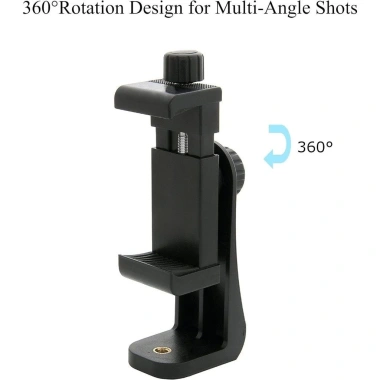 Kẹp điện thoại xoay 360 cho Tripod livestream - Giá chỉ 15.000 VND, giảm từ 18.300 VND, ổn định dễ lắp đặt 4 Kẹp điện thoại xoay 360 cho Tripod livestream - Giá chỉ 15.000 VND, giảm từ 18.300 VND, ổn định dễ lắp đặt 4