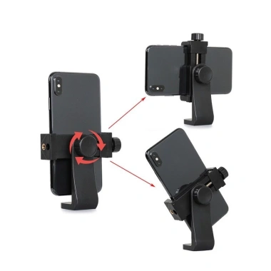 Kẹp điện thoại xoay 360 cho Tripod livestream - Giá chỉ 15.000 VND, giảm từ 18.300 VND, ổn định dễ lắp đặt