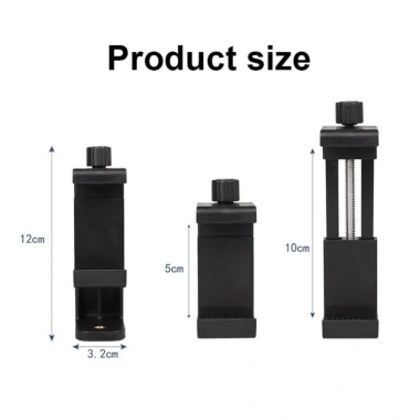 Kẹp Điện Thoại xoay 360 gắn Tripod - Chân máy ảnh tiện dụng, giá 17.000 2