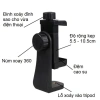 Kẹp Điện Thoại xoay 360 gắn Tripod - Chân máy ảnh tiện dụng, giá 17.000 4