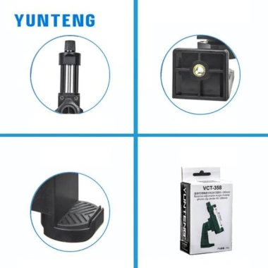 Kẹp Điện Thoại Yunteng 358 Xoay 360 Độ Đầu Ren 1/4 Gắn Tripod, Chân Đế - 80.000 VND 6
