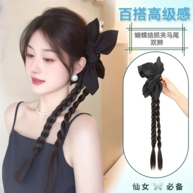 Kẹp đính nơ tết bím tóc xinh xắn NAMI - Ngọam tóc giả, giảm giá 20 chỉ 67.566₫ 4