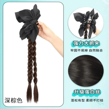 Kẹp đính nơ tết bím tóc xinh xắn NAMI - Ngọam tóc giả, giảm giá 20 chỉ 67.566₫ 7
