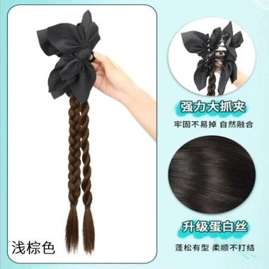 Kẹp đính nơ tết bím tóc xinh xắn NAMI - Ngọam tóc giả, giảm giá 20 chỉ 67.566₫ 8