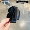 Kẹp dọc phồng tóc nơ rủ mix đá silicon cao cấp - Thiết kế sang trọng ChannyHouse 5