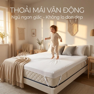Kẹp Ga Giường Chống Xê Dịch Cố Định, Drap 6 Chiều Chống Rách, Đệm Phẳng - 68.000₫