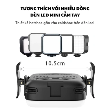 Kẹp gắn đèn LED mini mặt sau điện thoại - Đèn sáng mạnh, dễ lắp, chỉ 30.000đ