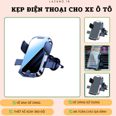 Kẹp Gắn Điện Thoại Ô Tô Che Nắng Xoay Được - Tiện Dụng Di Chuyển, 41.000 VND