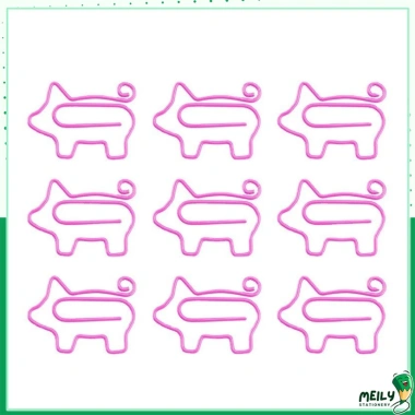 Kẹp giấy heo hồng ngộ nghĩnh K02 VPP MEILY - Trang trí Journal, giá 3.500 VND 4