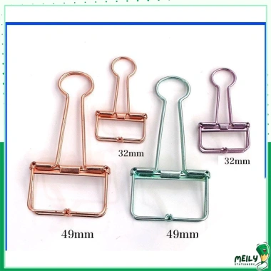 Kẹp giấy kim loại basic đa màu K01 - Phụ kiện decor Planner, Bullet Journal, giảm giá 7.000₫